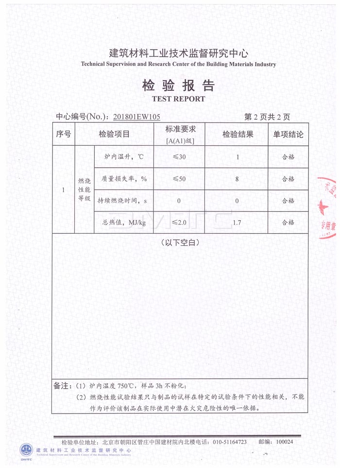 燃燒性能測試